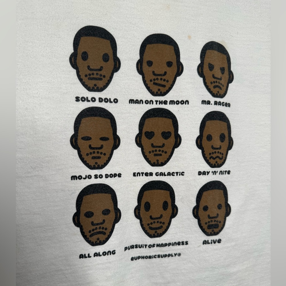 Kid Cudi Hip Hop Streetwear Album Faces: EuphoricSupply